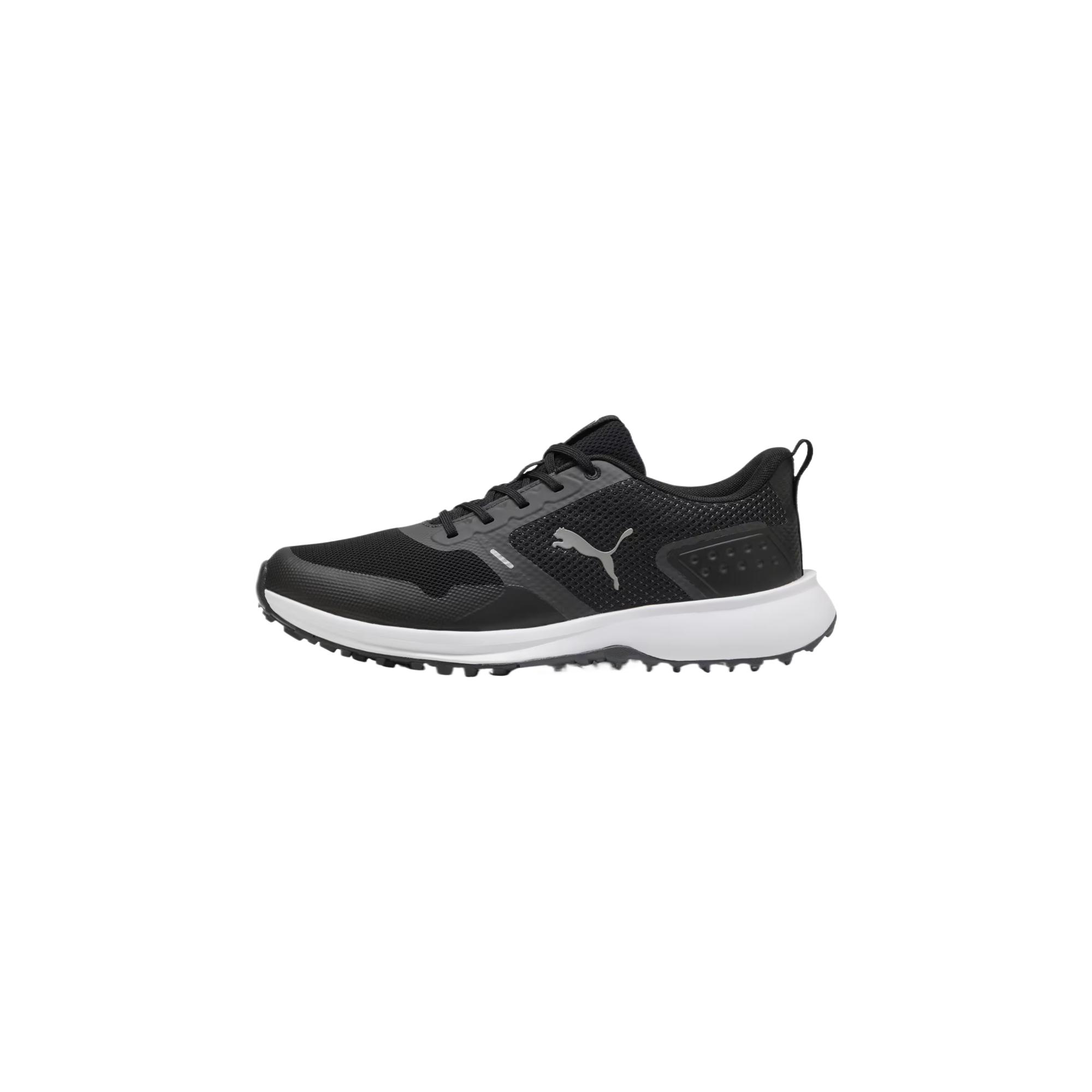 PUMA Fusion Grip 6 Textile, Synthetic Leather Low top Golf Shoes Men’s Black