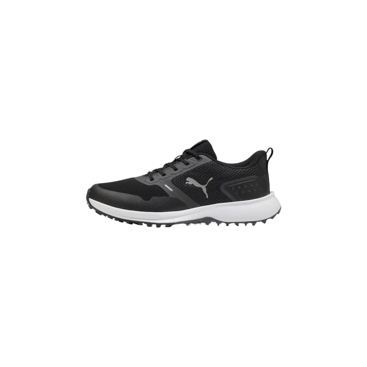 PUMA Fusion Grip 6 Textile, Synthetic Leather Low top Golf Shoes Men's Black