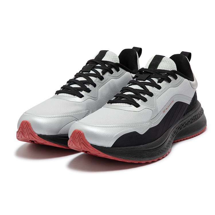 361° Slip Resistant Abrasion Resistant Low top Casual Running Shoes Men’s White Black