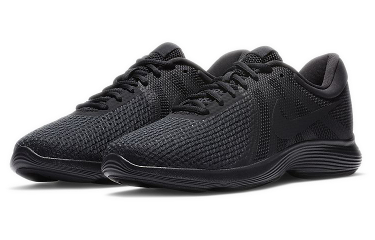 Мужские кроссовки Nike REVOLUTION 4 (черные) — Чёрный — фото 3