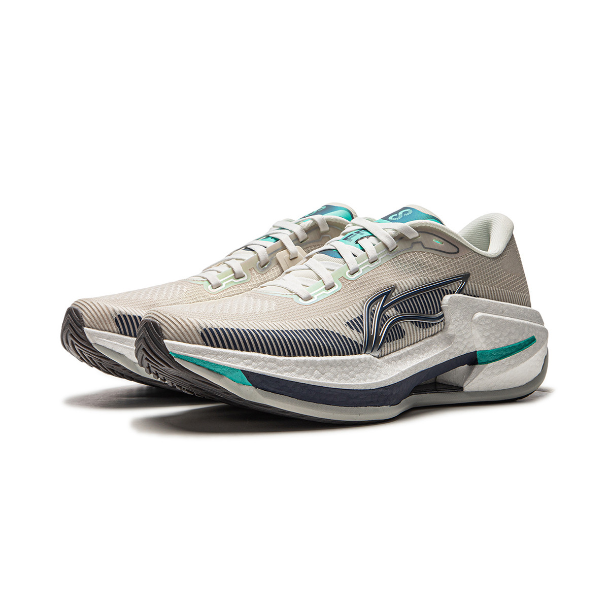 Li Ning Furious Rider 8 Fabric Cushioning Slip Resistant Abrasion Resistant Breathable Low top Casual Running Shoes