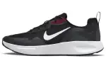 Nike Wearallday Fabric Cushioning Slip Resistant Abrasion Resistant Breathable Low top Running Shoes Men's Black