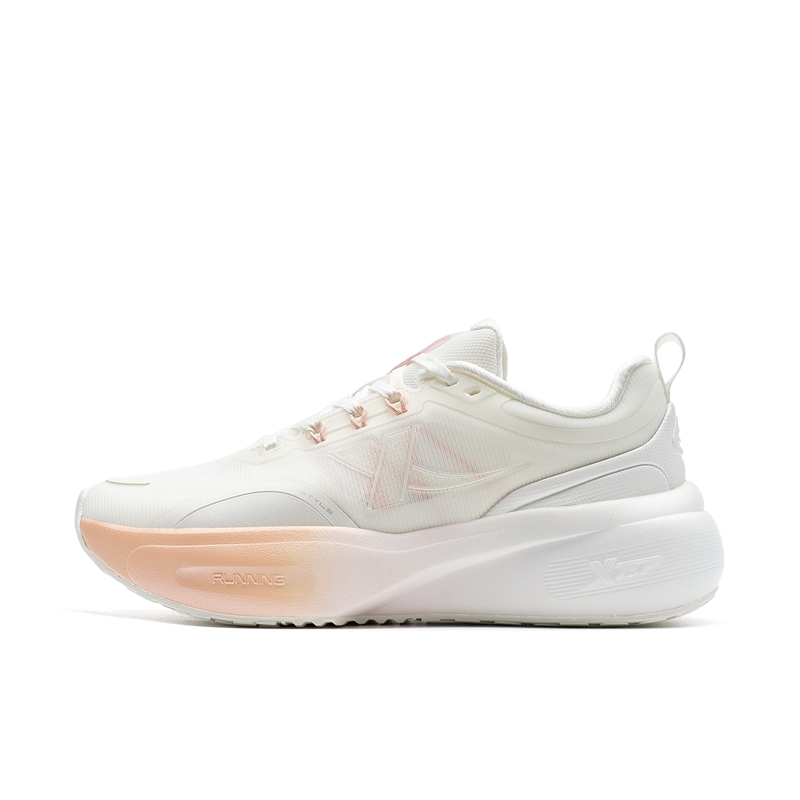 XTEP Jet Feather Slip Resistant Abrasion Resistant Low top Running Shoes Women’s White