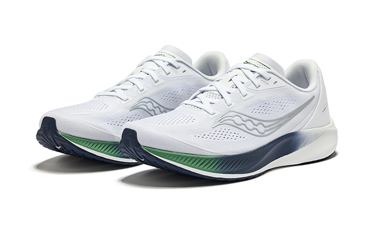 Saucony Mirage Flow Symphony Round Tip Lightweight Training Running Shoes Men’s Light Purple White