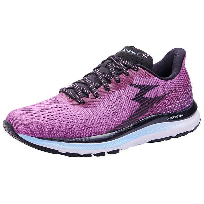 361° Slip Resistant Abrasion Resistant Low top Casual Running Shoes Women’s Purple Black