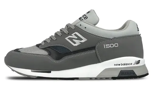 New Balance NB 1500 Series Comfortable Low-top Casual Running Shoes Men's Cloud Gray British Made
