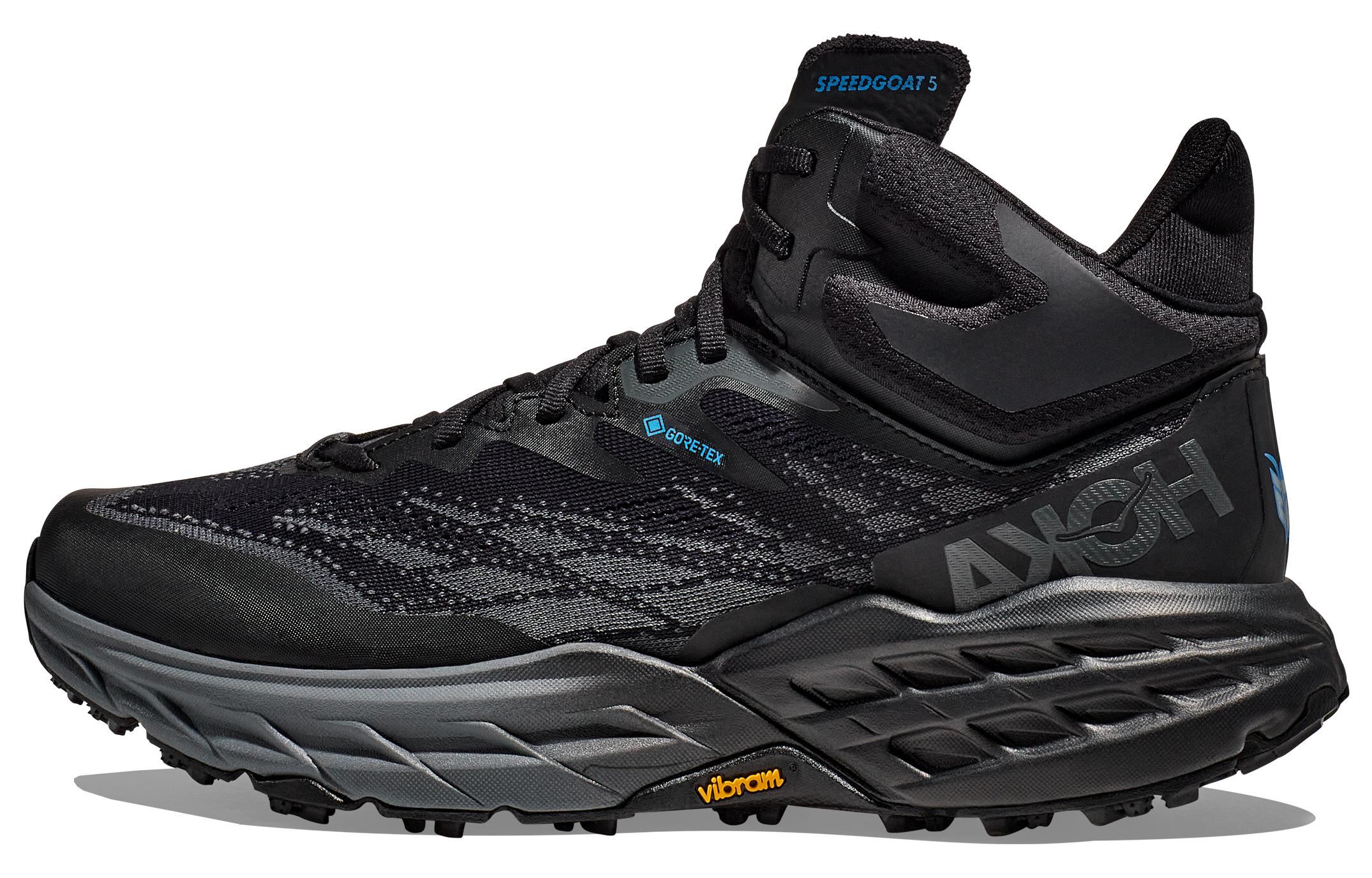 HOKA ONE ONE Speedgoat 5 Mid Gore Tex Triple Black