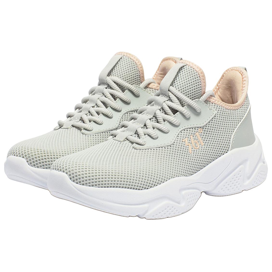 361° Cushioning, Wear Resistant Low top Casual Running Shoes Women’s Gray Pink