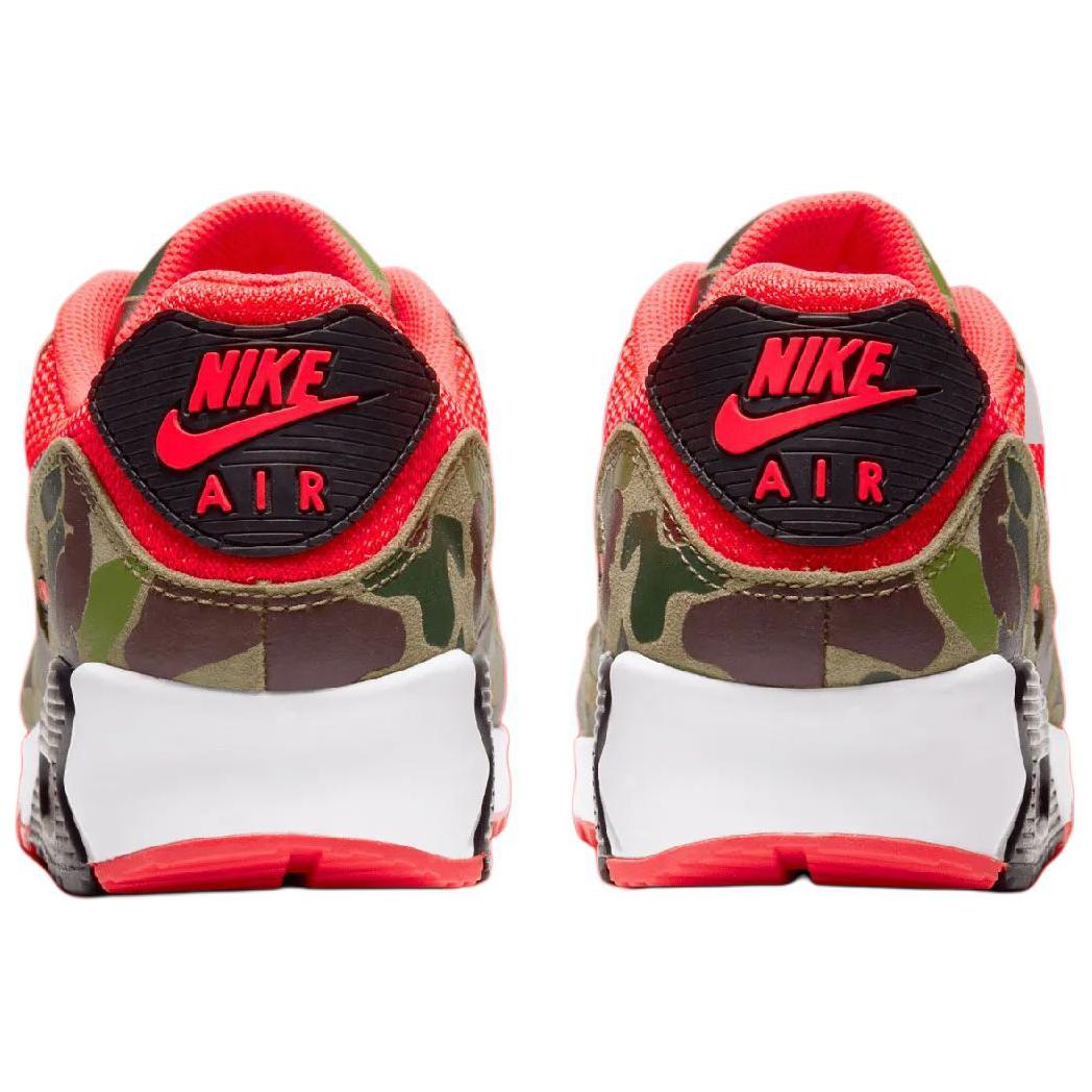 Nike Air Max 90 Low top Running Shoes Unisex Black Red 2024 Edition