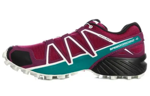 SALOMON 4 Abrasion Resistant Breathable Low top Outdoor Shoes Women's Purple