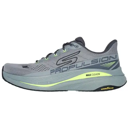 Skechers Max Cushioning Low top Running Shoes Men's Gray Green