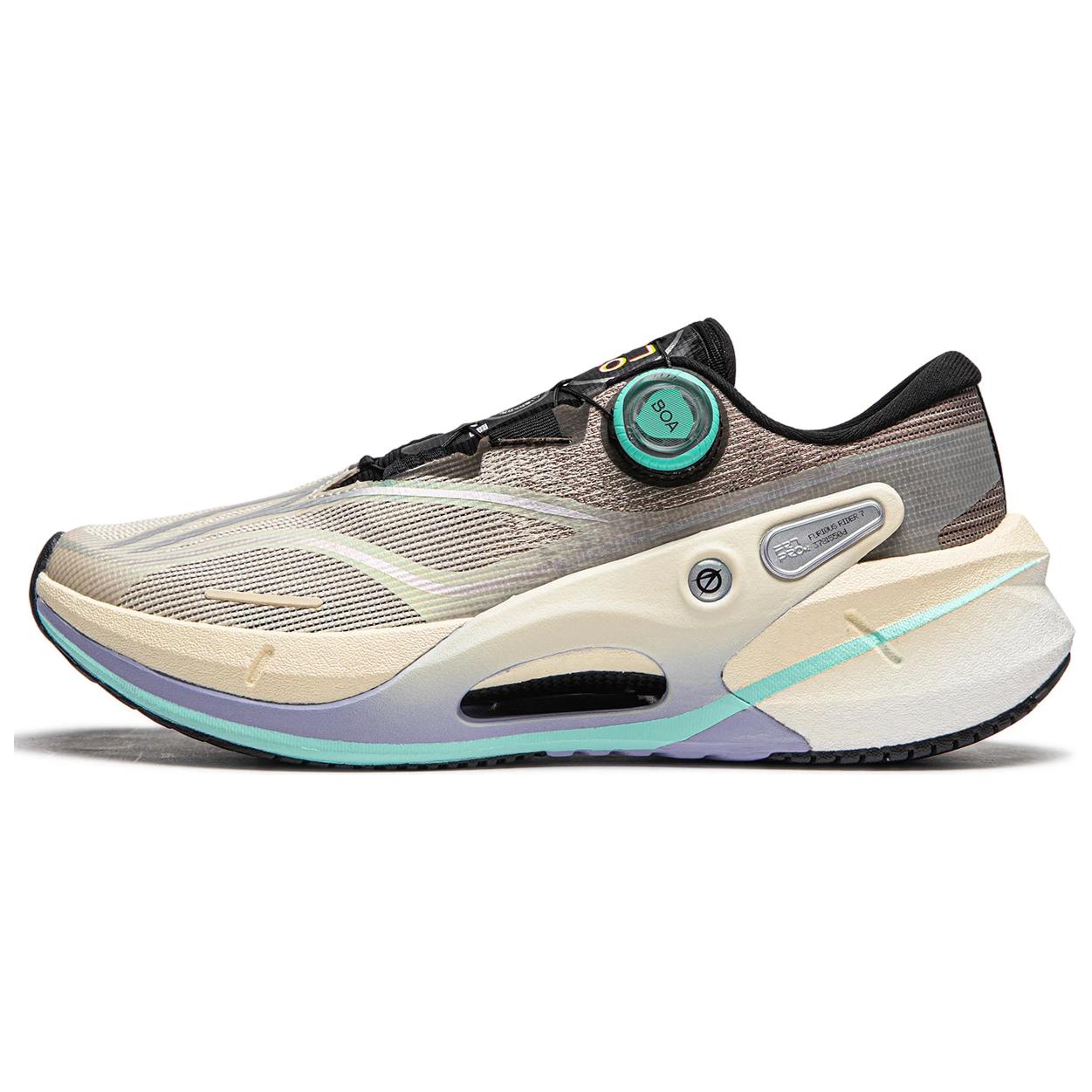 Li Ning Furious Rider 7.0 PRO V2 Running Shoes Men’s Low Top Rock White Gray/Tree Gray Brown