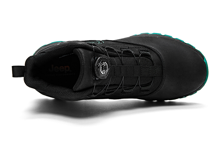 Jeep High top Outdoor Shoes Men’s Black Green