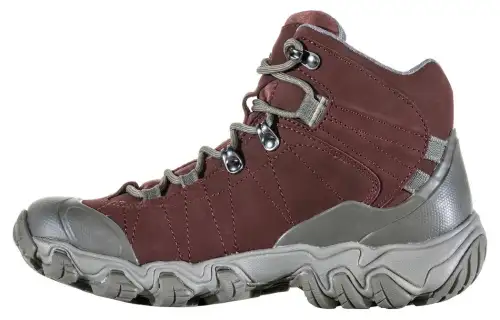 Oboz Footwear Bridger Comfortable Waterproof, Abrasion Resistant, Slip Resistant Mid top Outdoor Shoes Women's