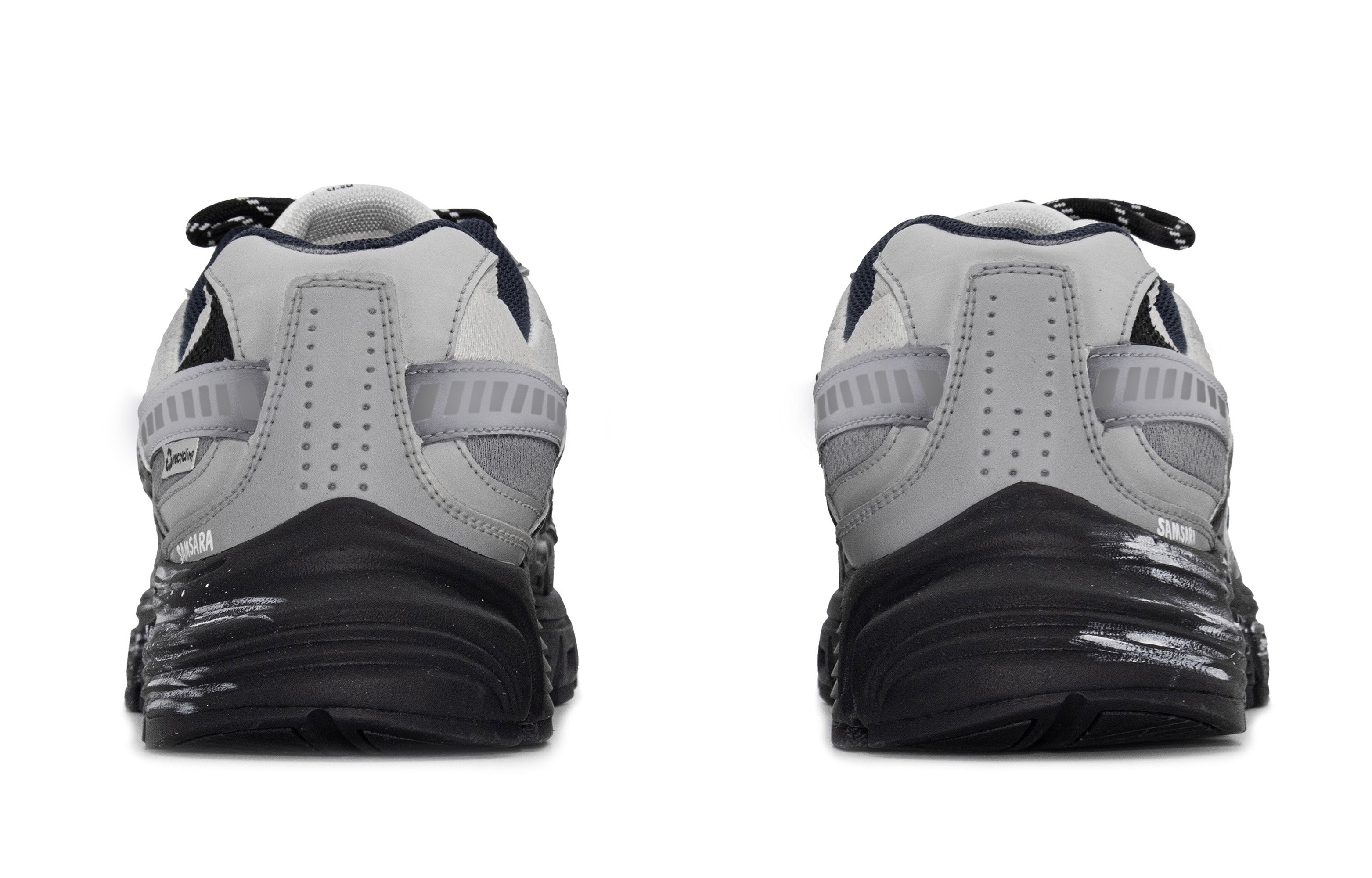 Nike Initiator Abrasion Resistant Breathable Low top Sprint Running Shoes Unisex Black Gray