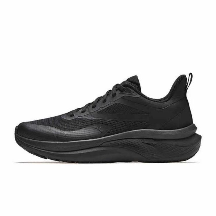 Anta Light Cloud Slip Resistant Abrasion Resistant Low top Running Shoes Men’s Black