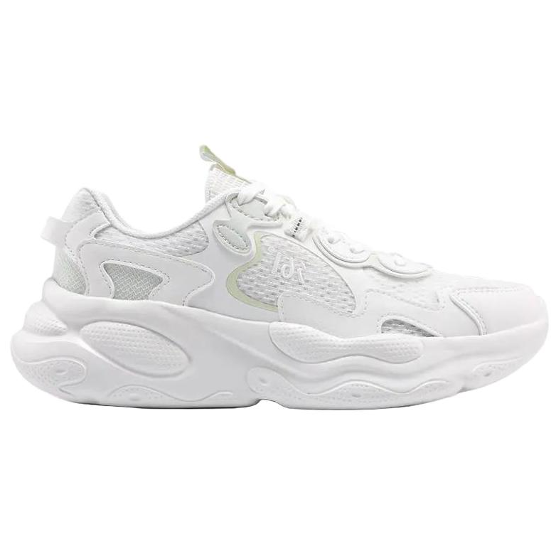 361° Yunshu Cushioning Abrasion Resistant Lightweight Low top Casual Sprint Running Shoes Women’s White Green