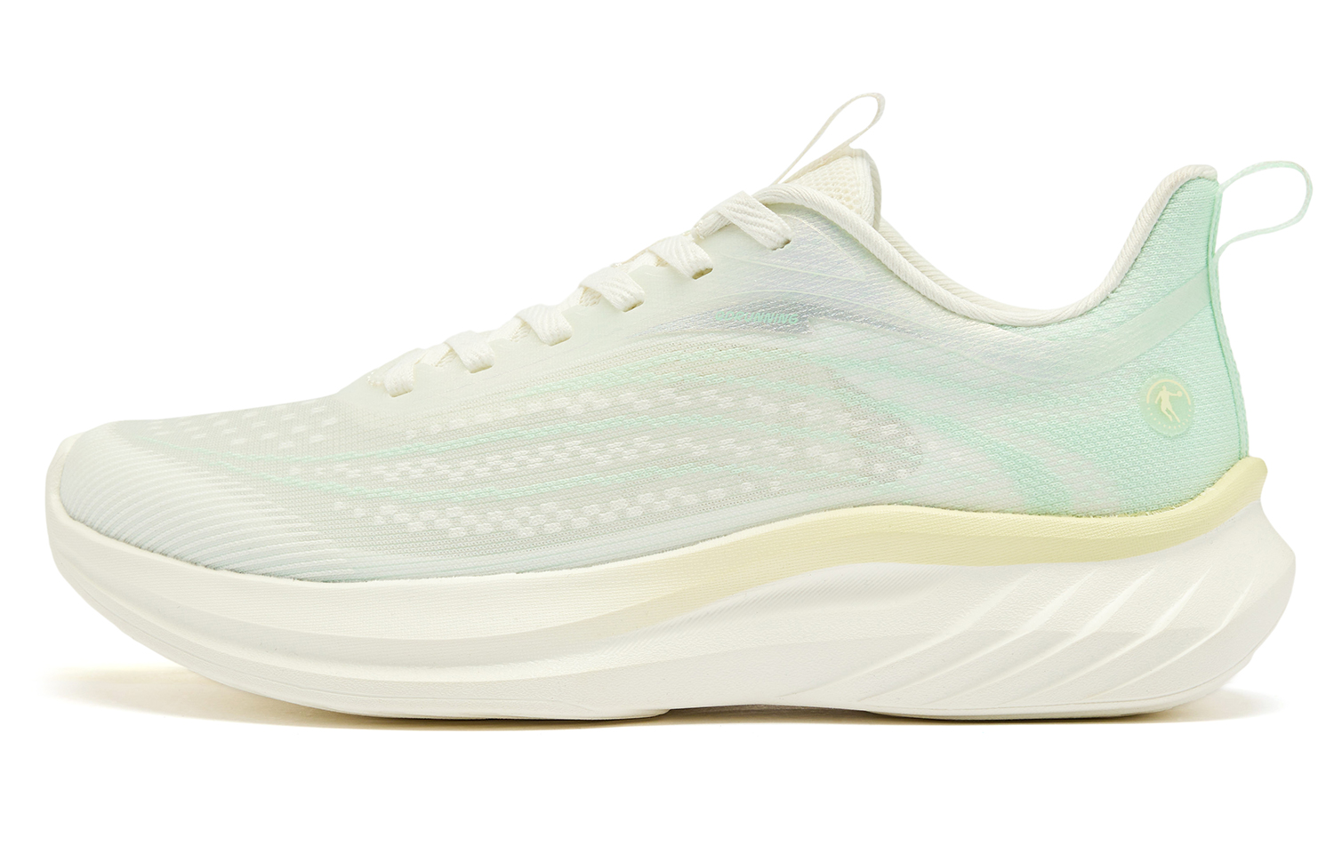 QIAODAN Cushioning Slip Resistant Abrasion Resistant Low top Casual Running Shoes Women’s Green
