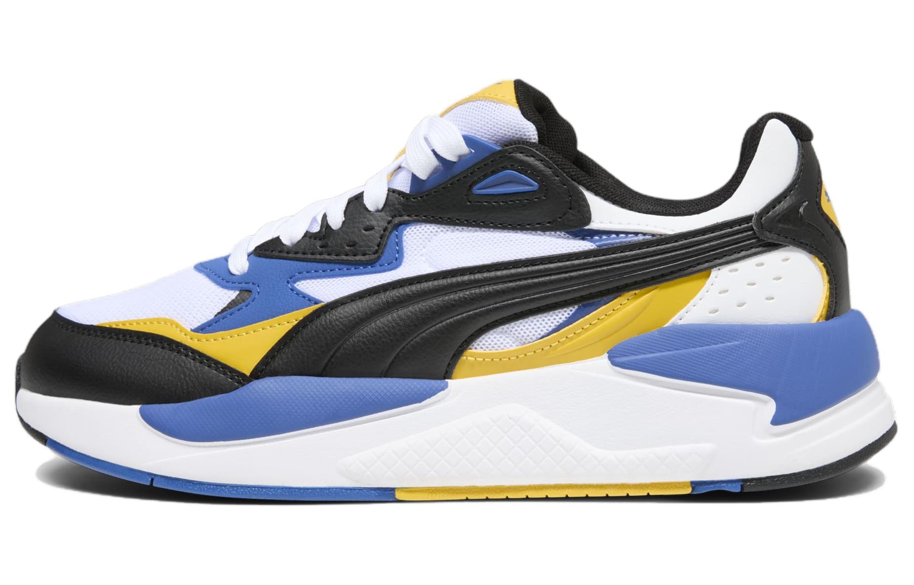 PUMA X Ray Speed Cushioning, Wear Resistant Low top Running Shoes Men's Blue White