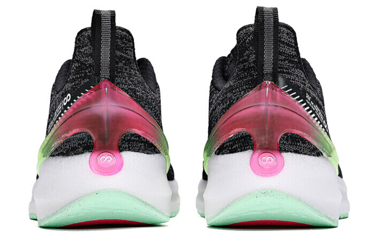 361° Q Tun Super, Bright Eyes Mesh Breathable Low top Running Shoes Women’s Black Pink