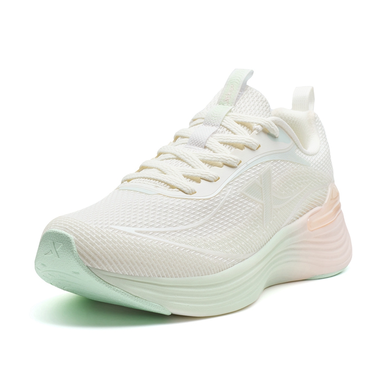 XTEP Xingyun MAX Abrasion Resistant Cushioning Low top Casual Running Shoes Women’s White Green
