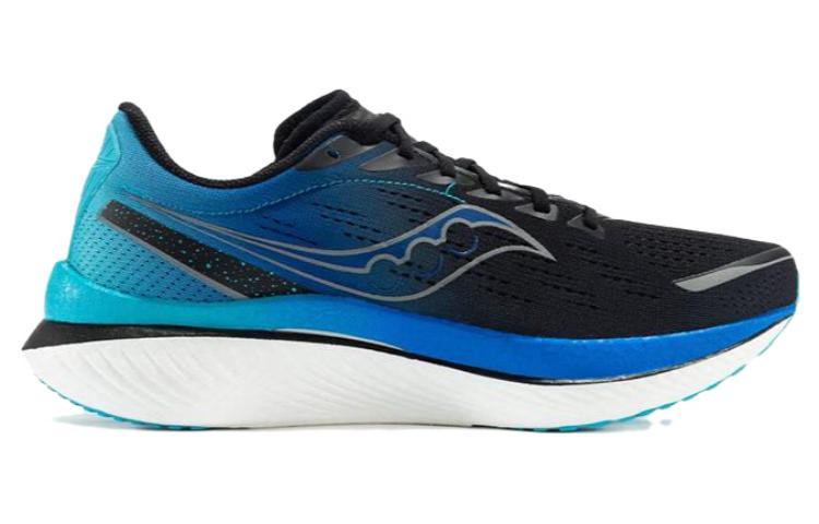 Saucony Endorphin Speed 3 Mesh Cushioning Slip Resistant Abrasion Resistant Low top Running Shoes Men’s Black Blue