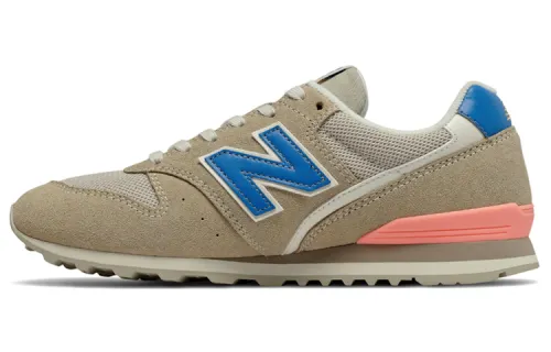 New Balance NB 996 Low top Running Shoes Women's Beige Blue