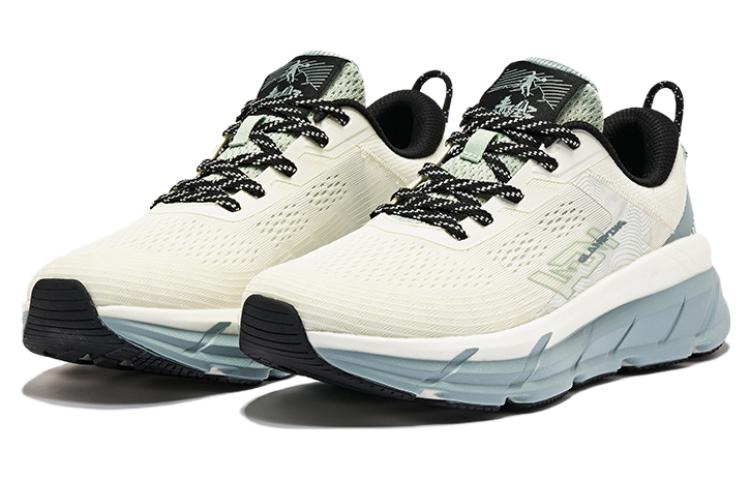 QIAODAN Sports Cushioning Low top Running Shoes Men’s Ivory Mountain Shadow Green