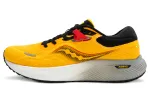 Saucony Surge 1 Abrasion Resistant Breathable Low top Casual Running Shoes Men's Black Yellow