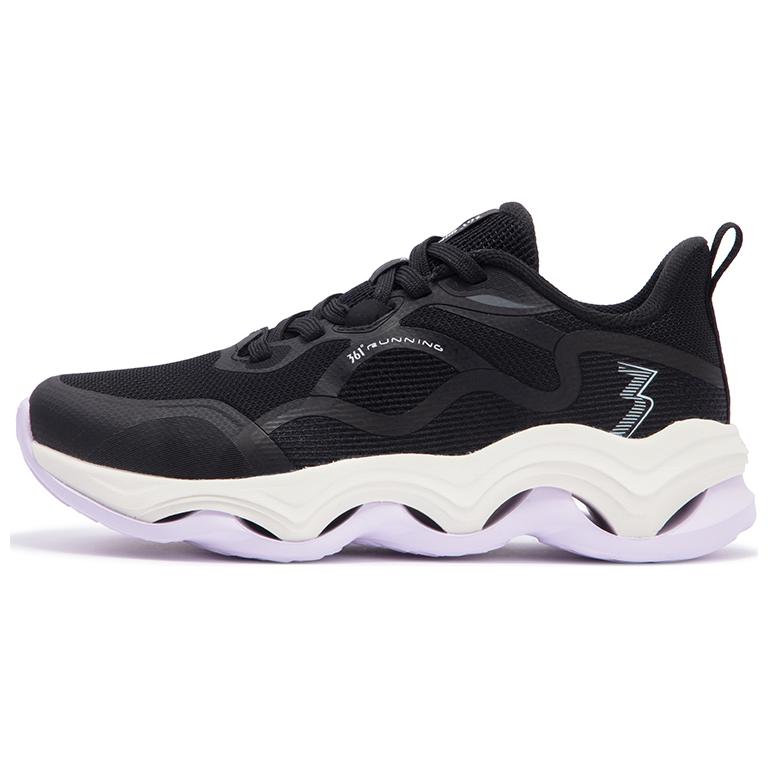 361° Cushioning Slip Resistant Low top Running Shoes Women’s Black Purple