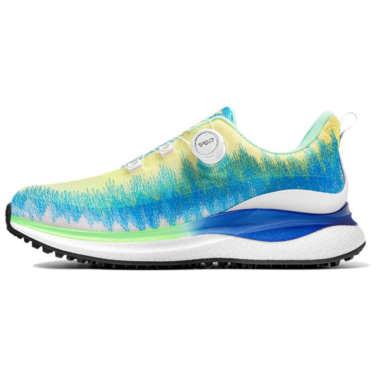 PGM Breathable And Wear resistant Low top Golf Shoes Men’s Green Yellow