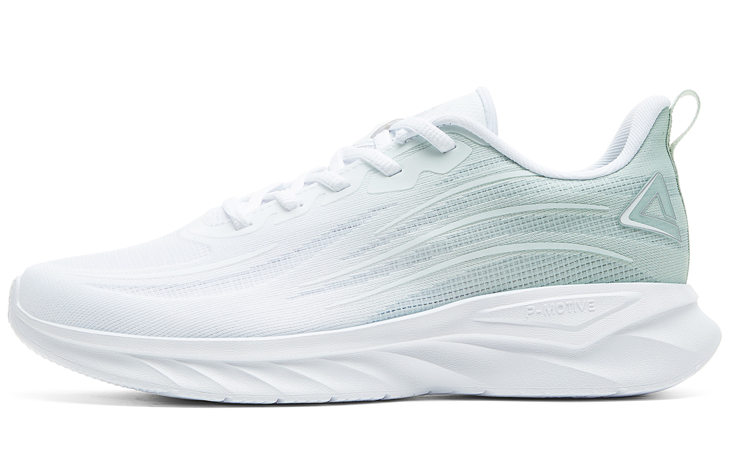 PEAK Low top Running Shoes Women’s Large White Sprout Green