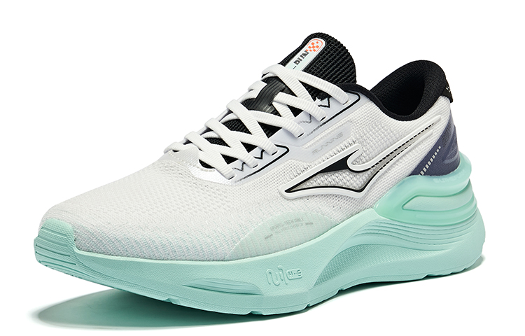 Erke Tianma 2.0 Summer Cushioning Breathable Low top Running Shoes Men’s White Black Purple