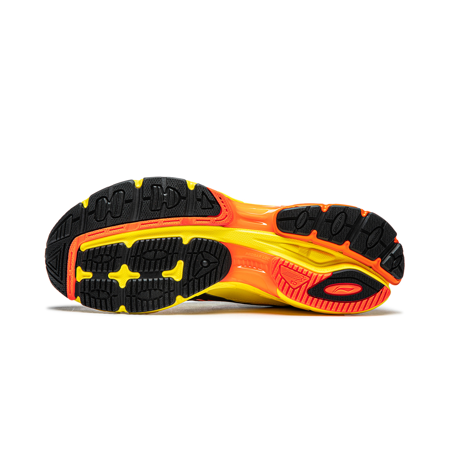 Li Ning Fuyao 2.0 Abrasion Resistant Slip Resistant Low top Running Shoes Men’s Yellow Orange