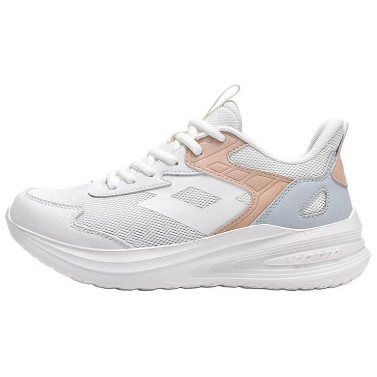 LOTTO Cushioning Breathable Lightweight Low top Casual City Commuting Running Shoes Women’s Ivory White