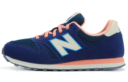 New Balance 373 Series Shock Absorption Wear resistant Non Slip Low Tops Retro Navy Blue Women's