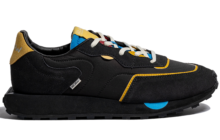 Norman Walsh Cushioning Slip Resistant Abrasion Resistant Low top Running Shoes Unisex Black