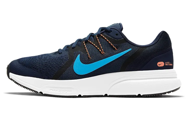 Nike Zoom Span 3 Low Tops Colorblock Casual Deep Blue