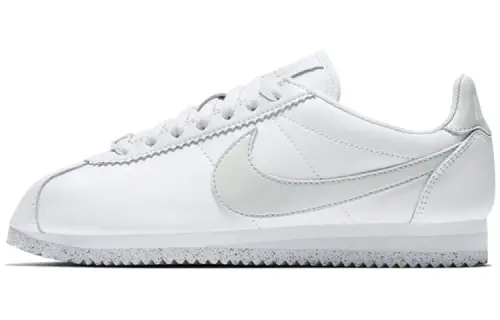 Nike Classic Cortez Flyleather White Light Silver Women's