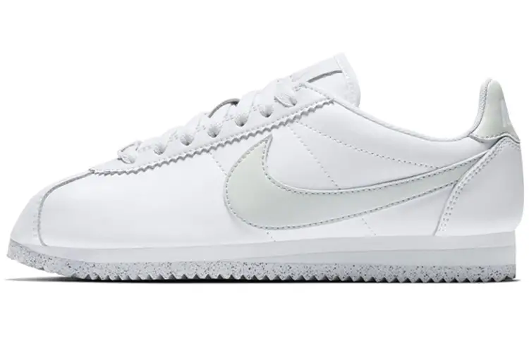 Nike Classic Cortez Flyleather White Light Silver Women's