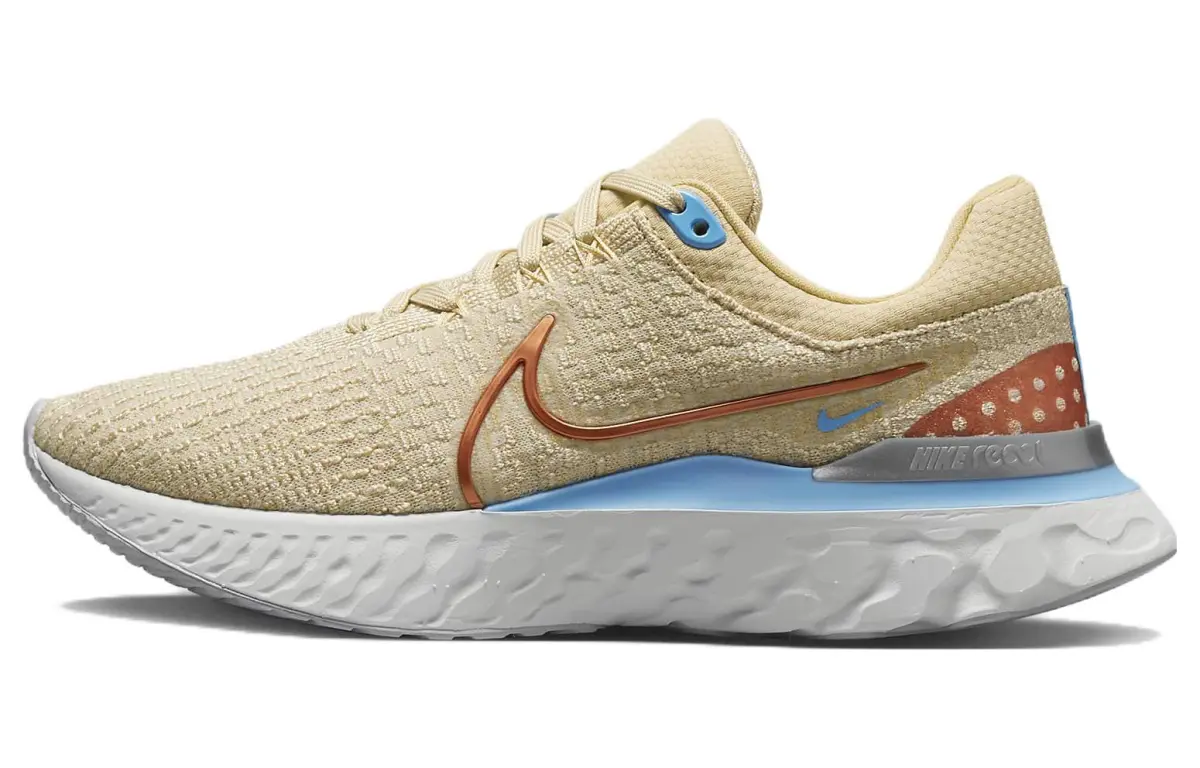 Nike React Infinity Run Flyknit 3 Fabric Slip Resistant Abrasion Resistant Cushioning