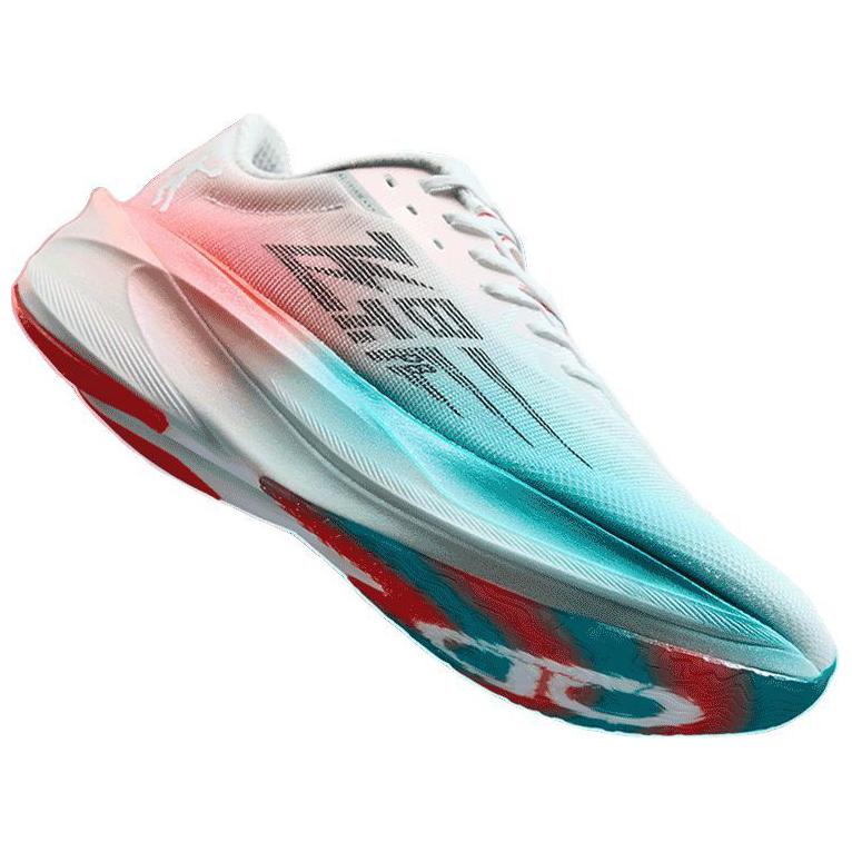 QIAODAN Feiying PB4.0 Running Shoes Men’s Low Top Jordan White/Ice Cool Blue