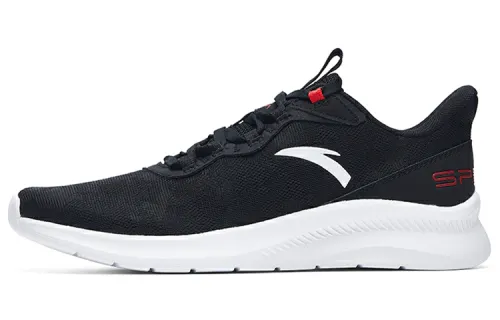 Anta Running Collection Low top Running Shoes Men's Black White