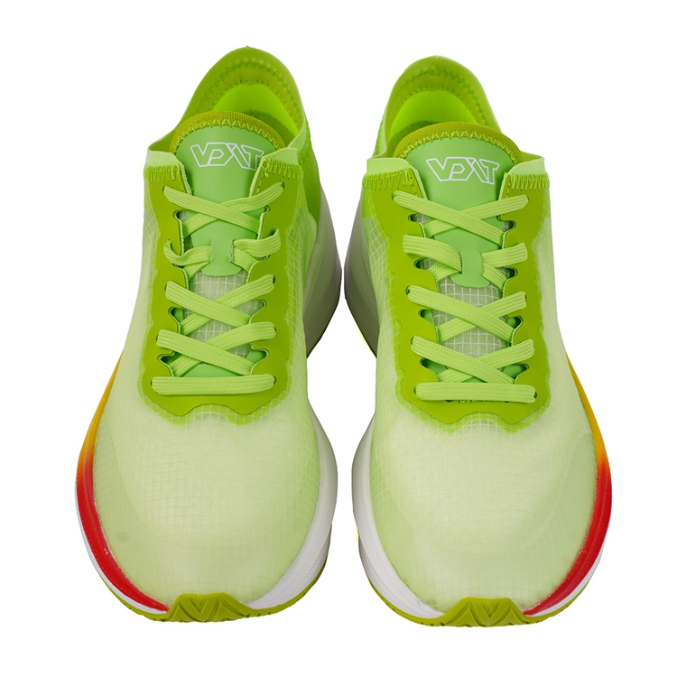 VOIT Cushioning Coverage Rebound Abrasion Resistant Breathable Slip Resistant Low top Running Shoes Men’s Neon Green