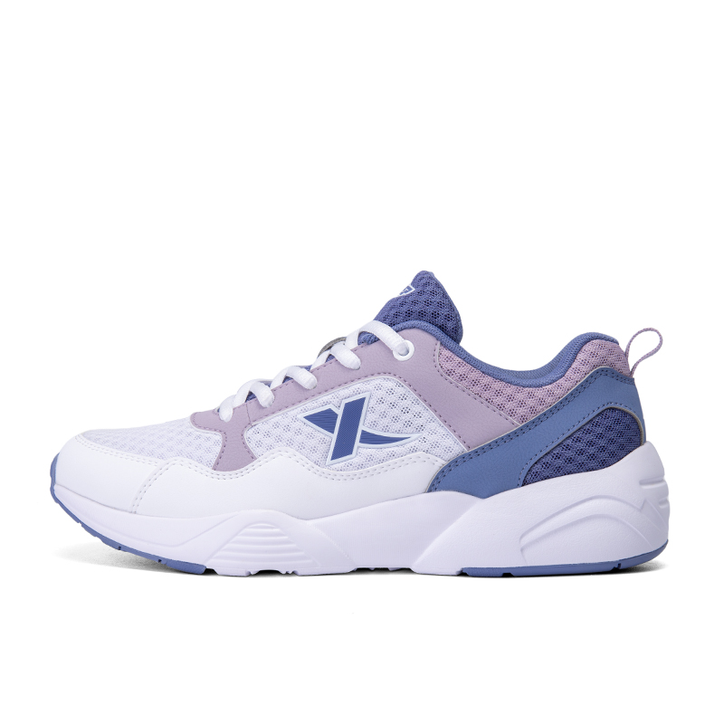 XTEP Abrasion Resistant Breathable Low top Running Shoes Women’s White Purple