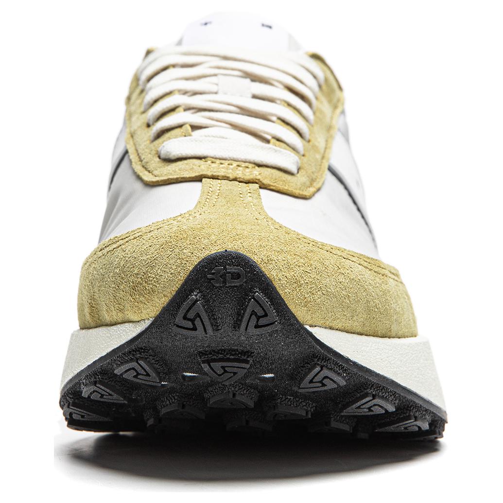 Li Ning Cushioning Slip Resistant Cushioning Slip Resistant Low top Casual Running Shoes Unisex Taupe