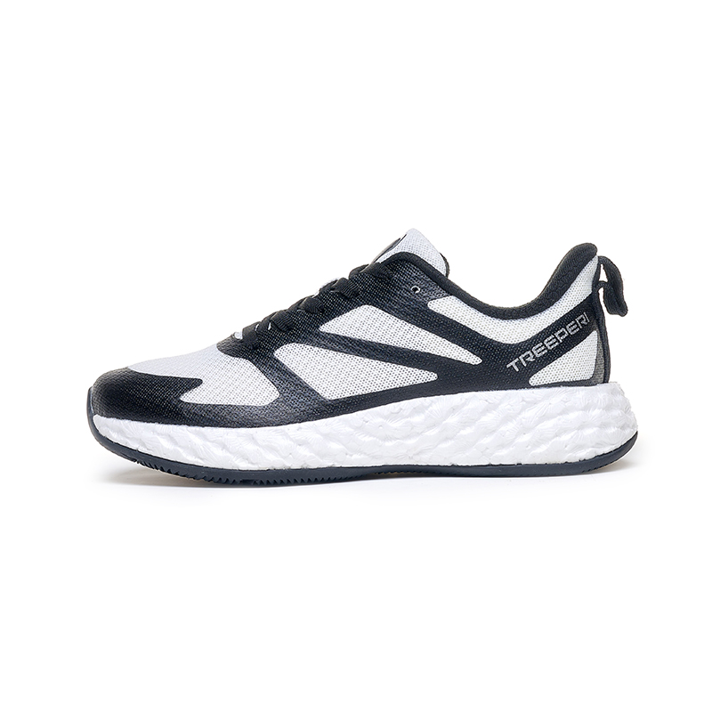 TREEPERI Support Balance Rebound Support Balance Rebound Low top Running Shoes Unisex Black White