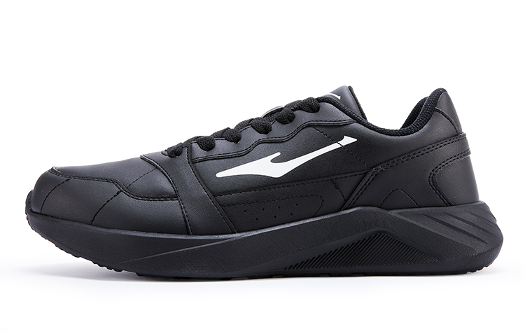 Erke Abrasion Resistant Abrasion Resistant Low top Running Shoes Men’s Jet Black