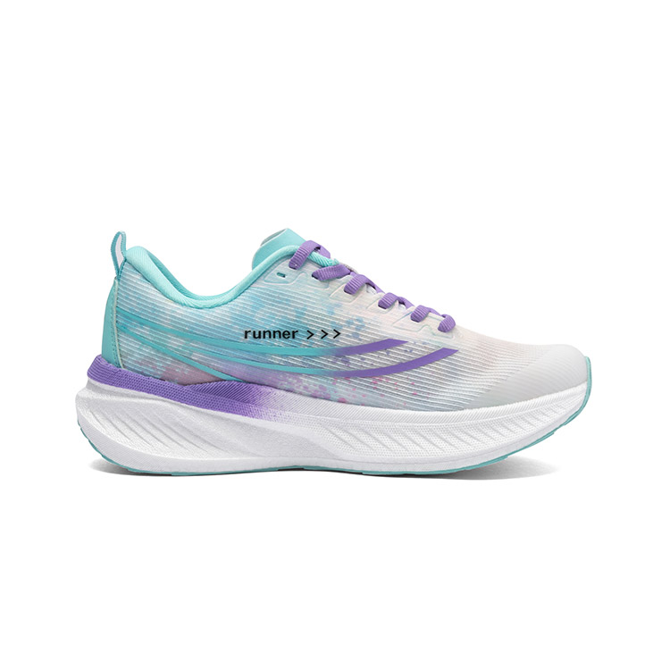 LPMX Running Shoes Women’s Low Top Ice Purple Blue Crystal, Mismatched