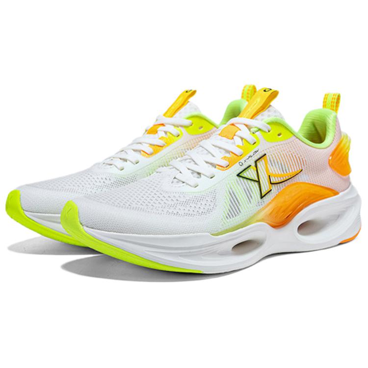 XTEP Cushioning Low top Running Shoes Men’s White Green Orange